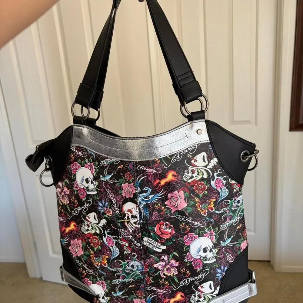 New large ed hardy black
